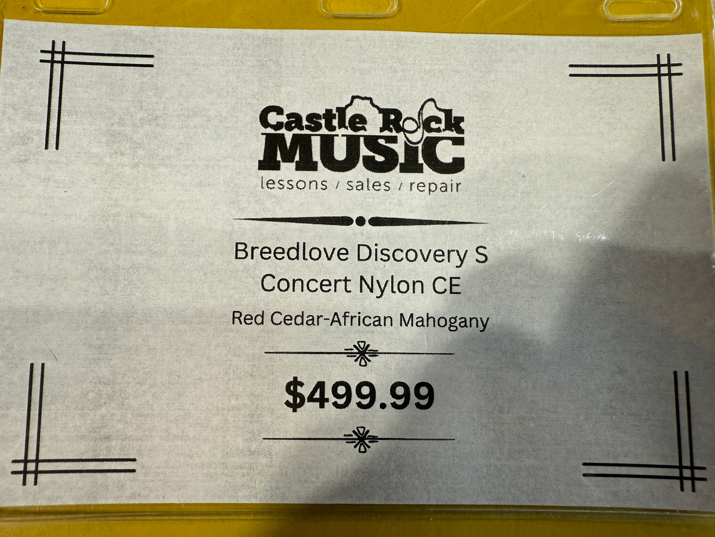 Breedlove Discovery S Concert Nylon CE - Cedar/Mahogany
