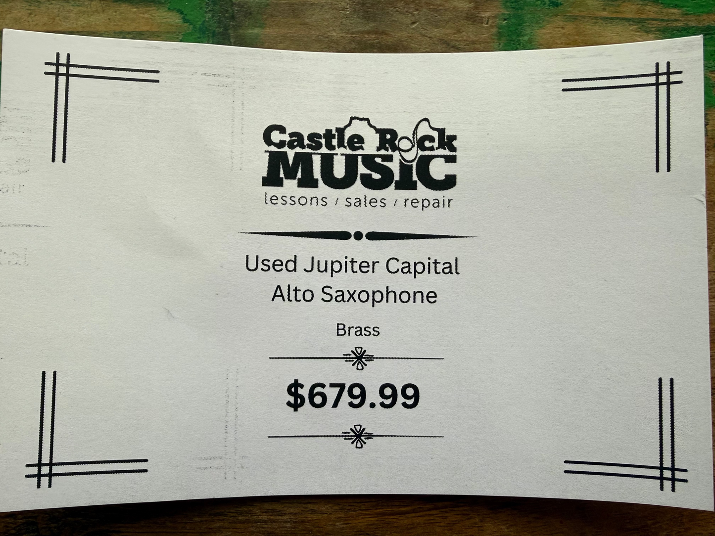 Used Jupiter Capital Alto Saxophone