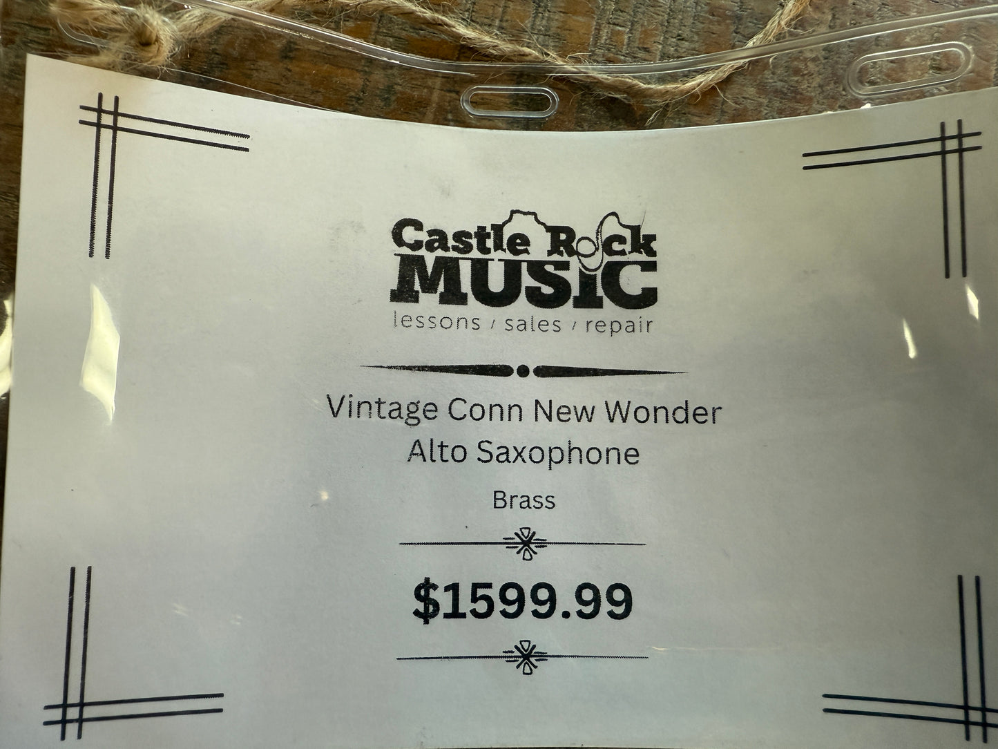 Vintage Conn New Wonder Alto Saxophone