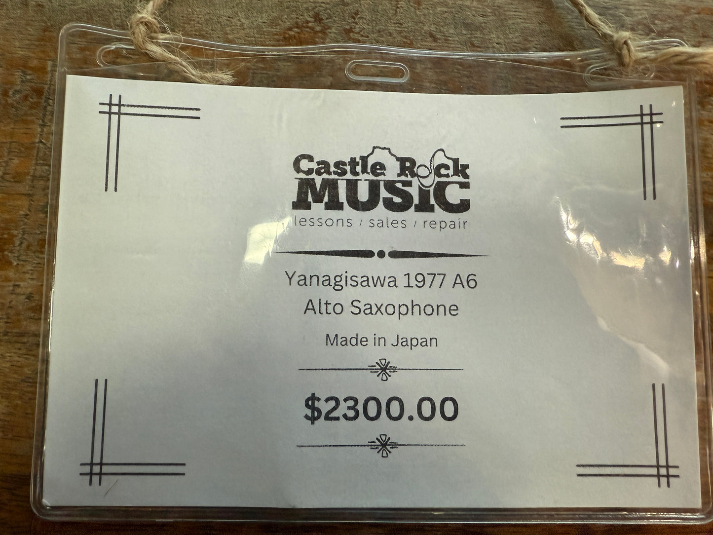 Yangisawa 1977 A6 Alto Saxophone