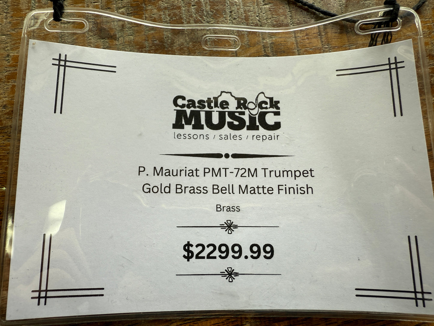 P. Mauriat PMT-72 Gold-Brass Trumpet