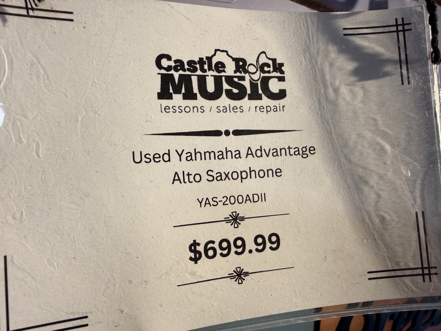 Used Yahmaha Advantage Alto Saxophone