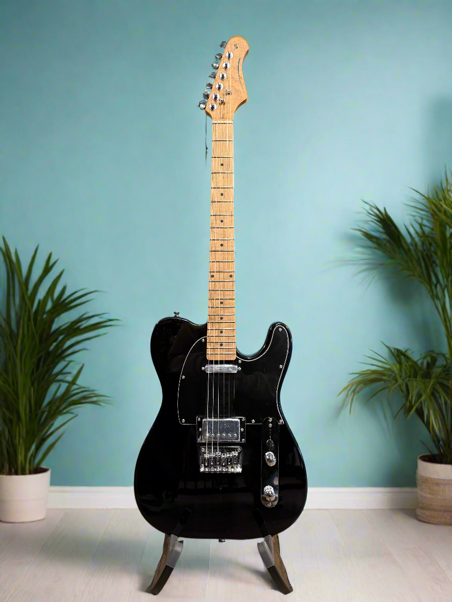 Stagg SET-Plus Electric Guitar (Black)