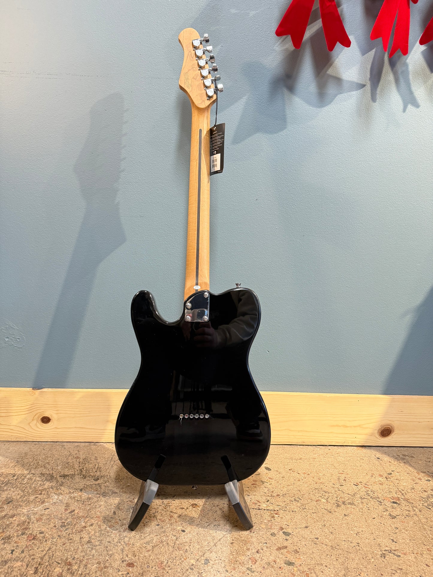 Stagg SET-Plus Electric Guitar (Black)