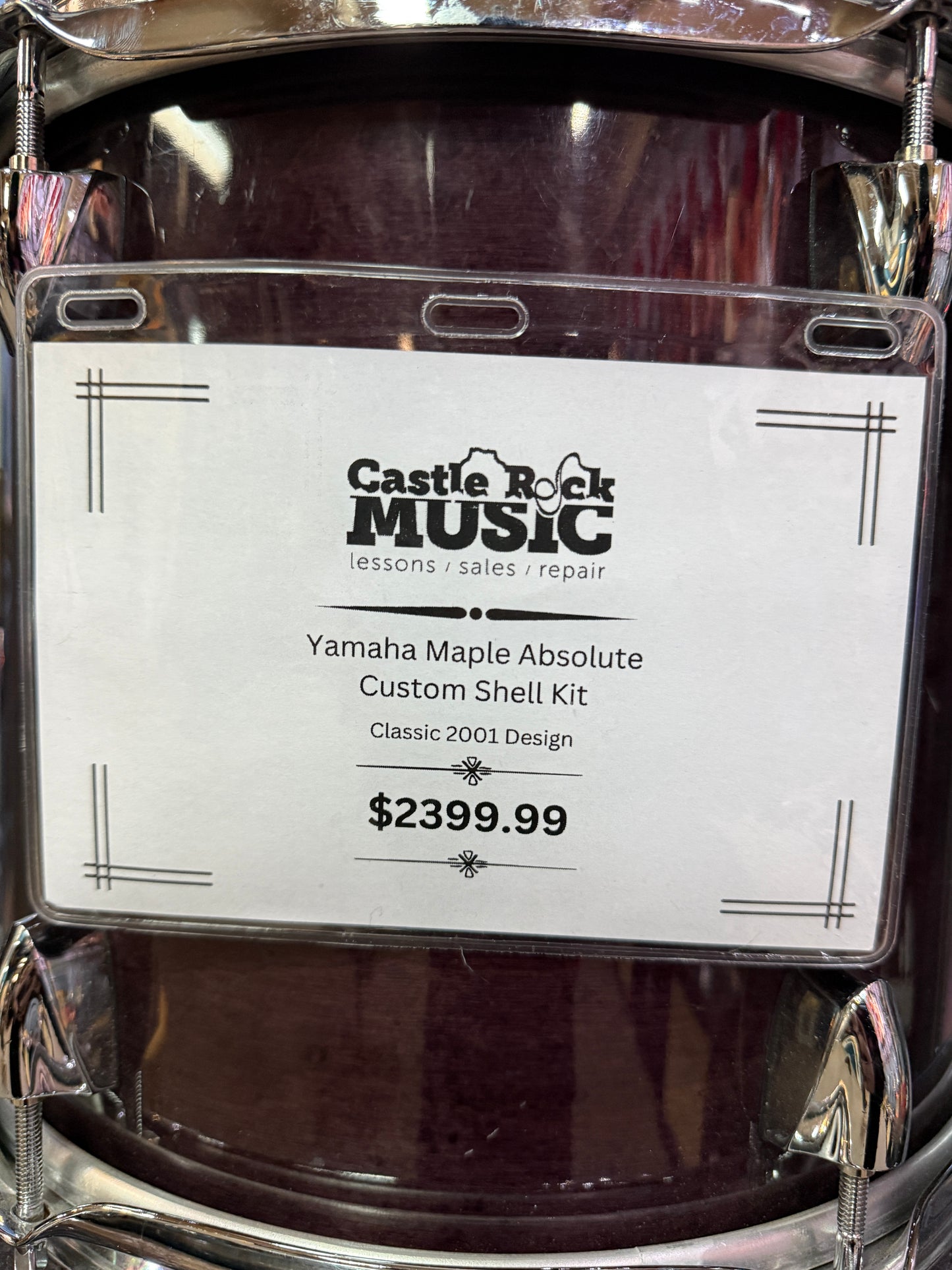 Yahmaha Maple Absolute Custom Drum Kit