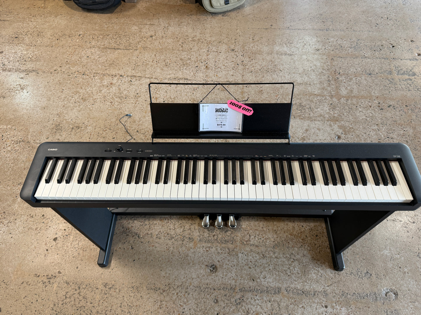 Casio CDP-S160 88-Key Keyboard (Black)