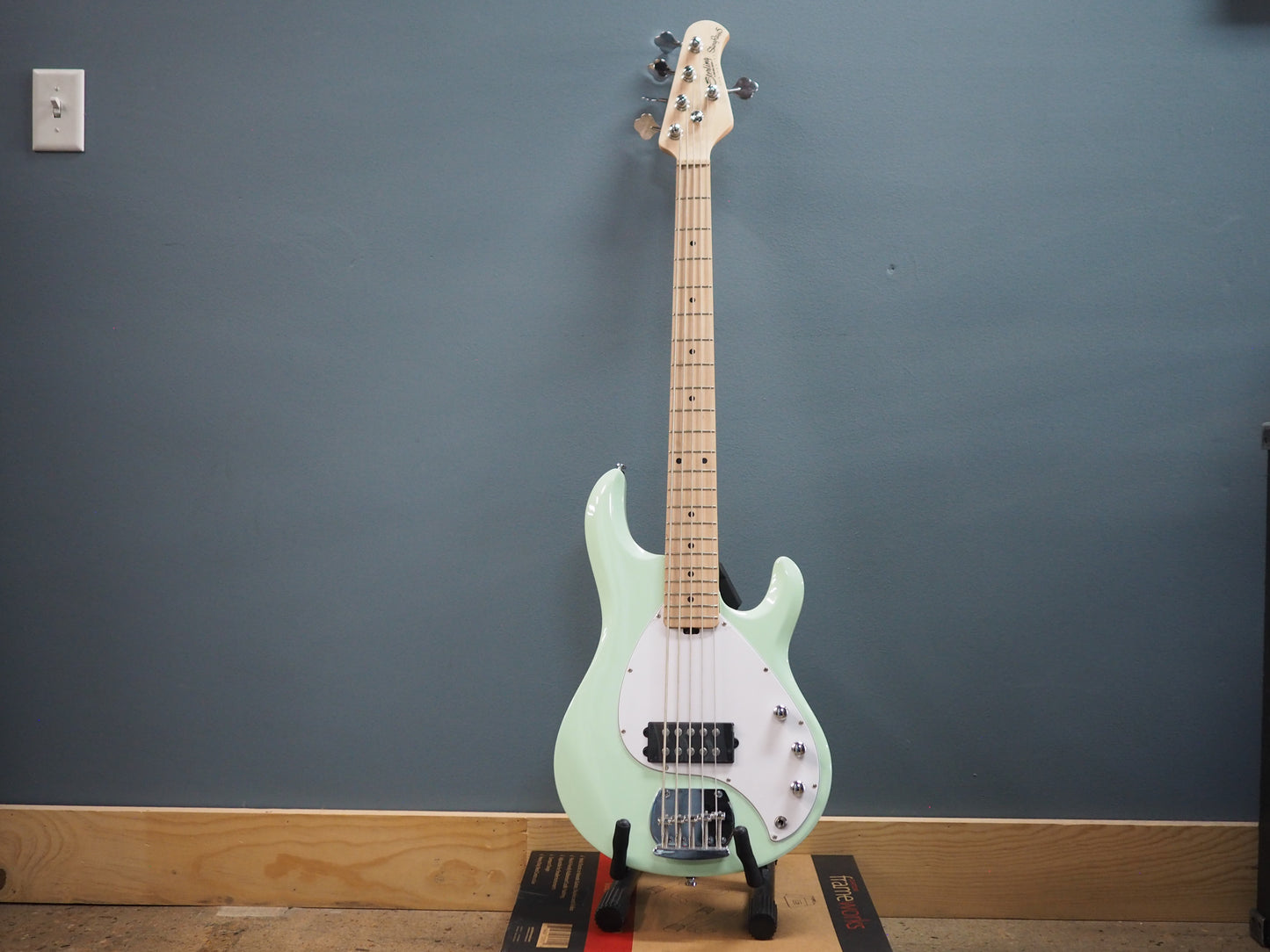 Sterling by Music Man Stingray Ray5H (Mint Green Variant)