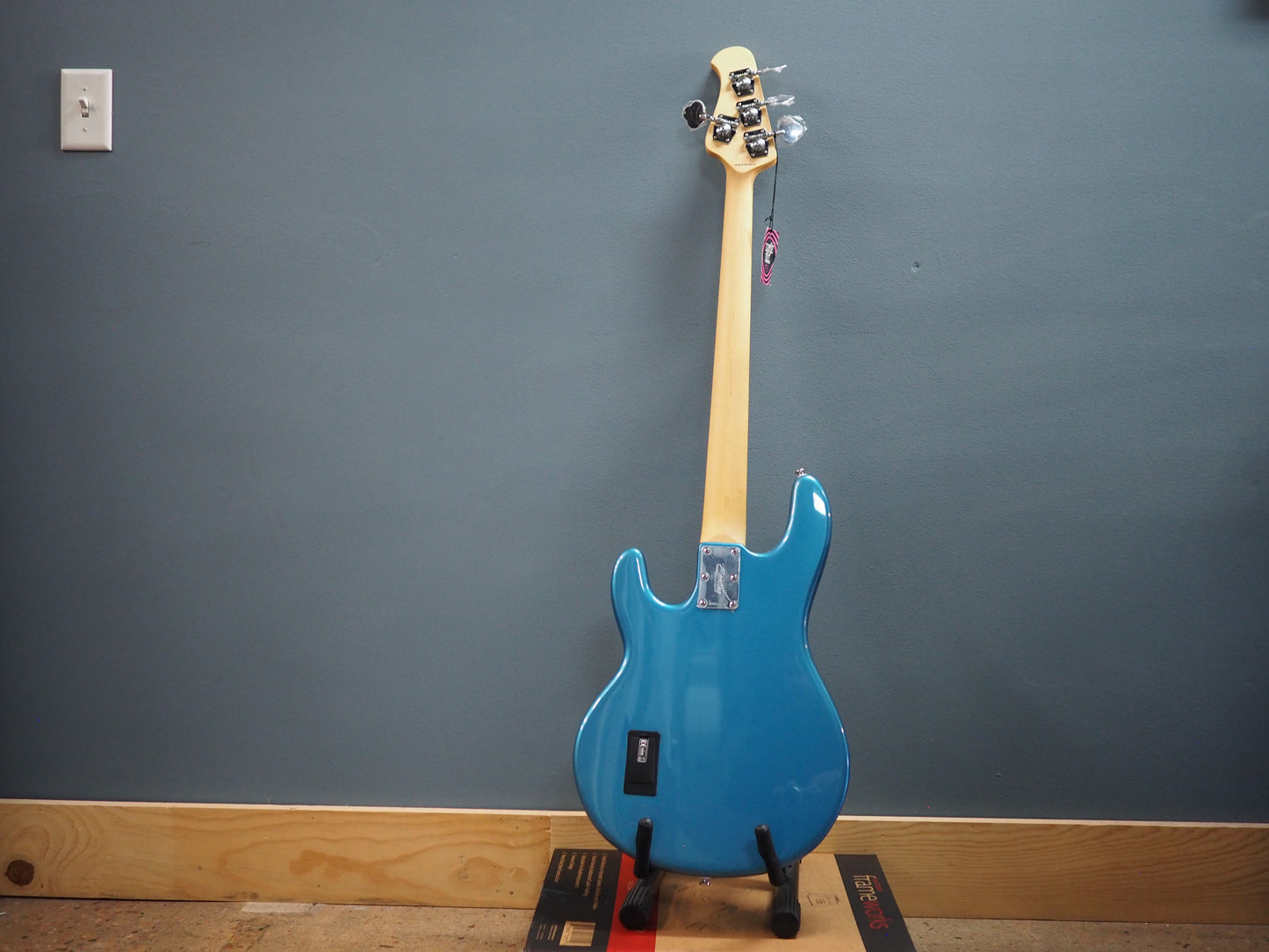 Sterling by Music man Stingray Ray4H (Toluca Lake Blue Variant)