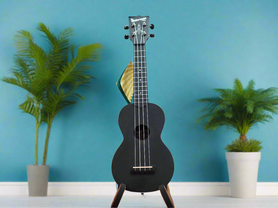 Kala Waterman Soprano Ukulele (Black Variant)