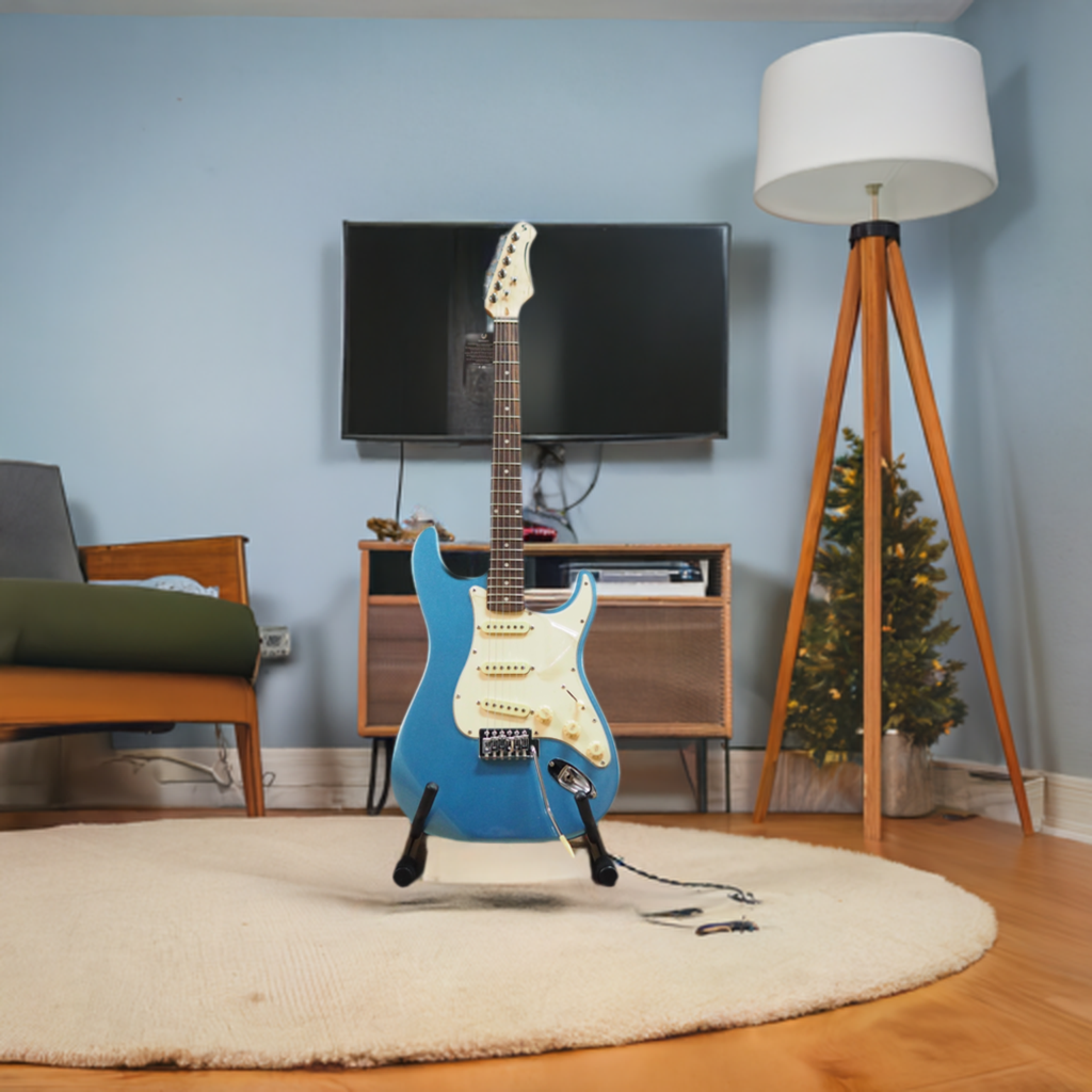 Stagg SES-30 Electric Guitar (Icy Blue)