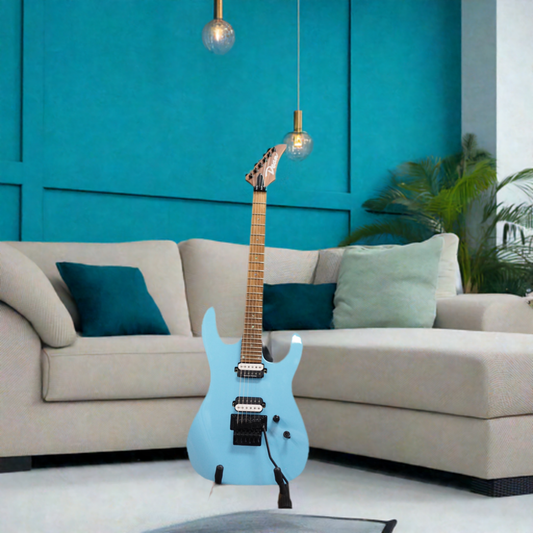 Dean MD24 Floyd Rose Electric Guitar (Vintage Blue) 20% OFF!!