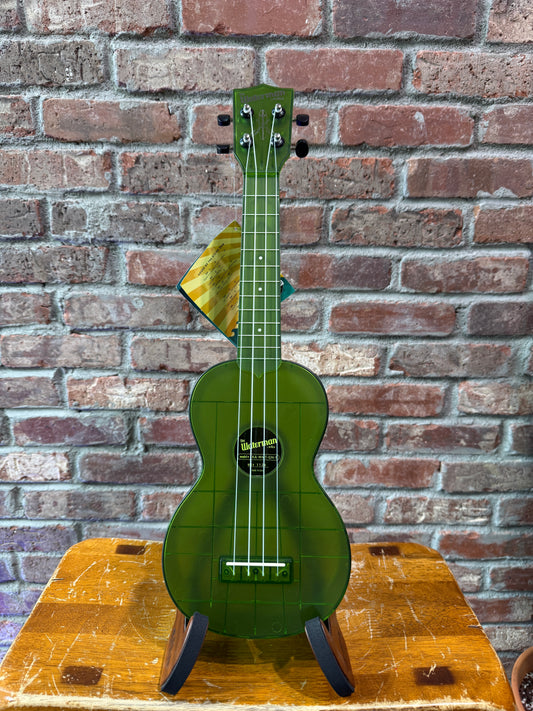 Kala Waterman Transparent Soprano Ukulele - Jade Green