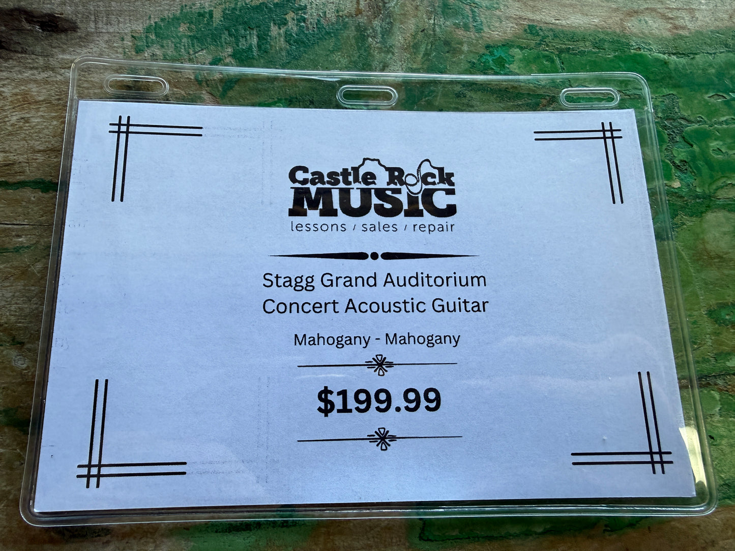 Stagg Grand Auditorium Concert Acoustic Guitar
