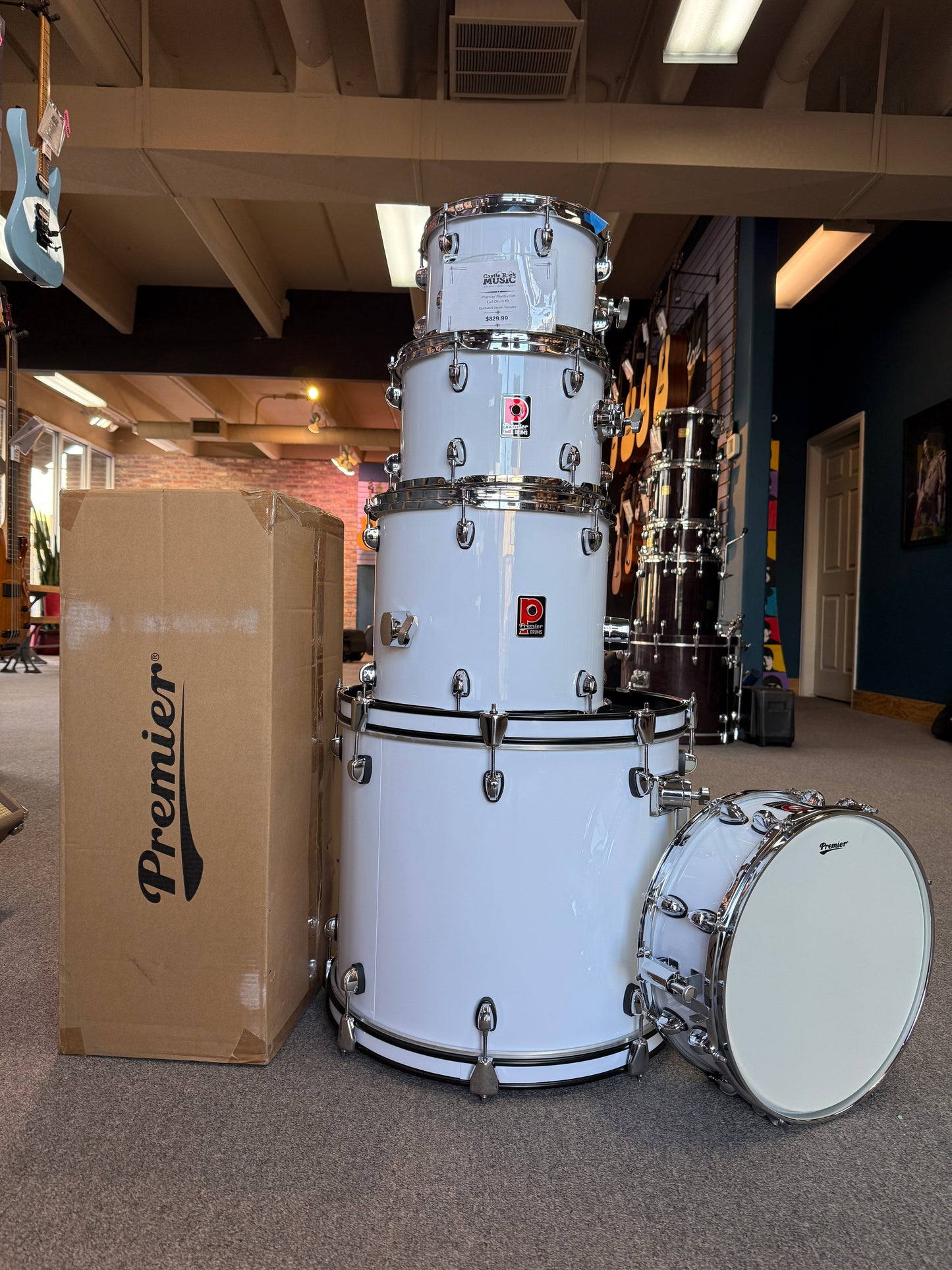 Premier Revolution 20" 5pc Complete Drum Kit