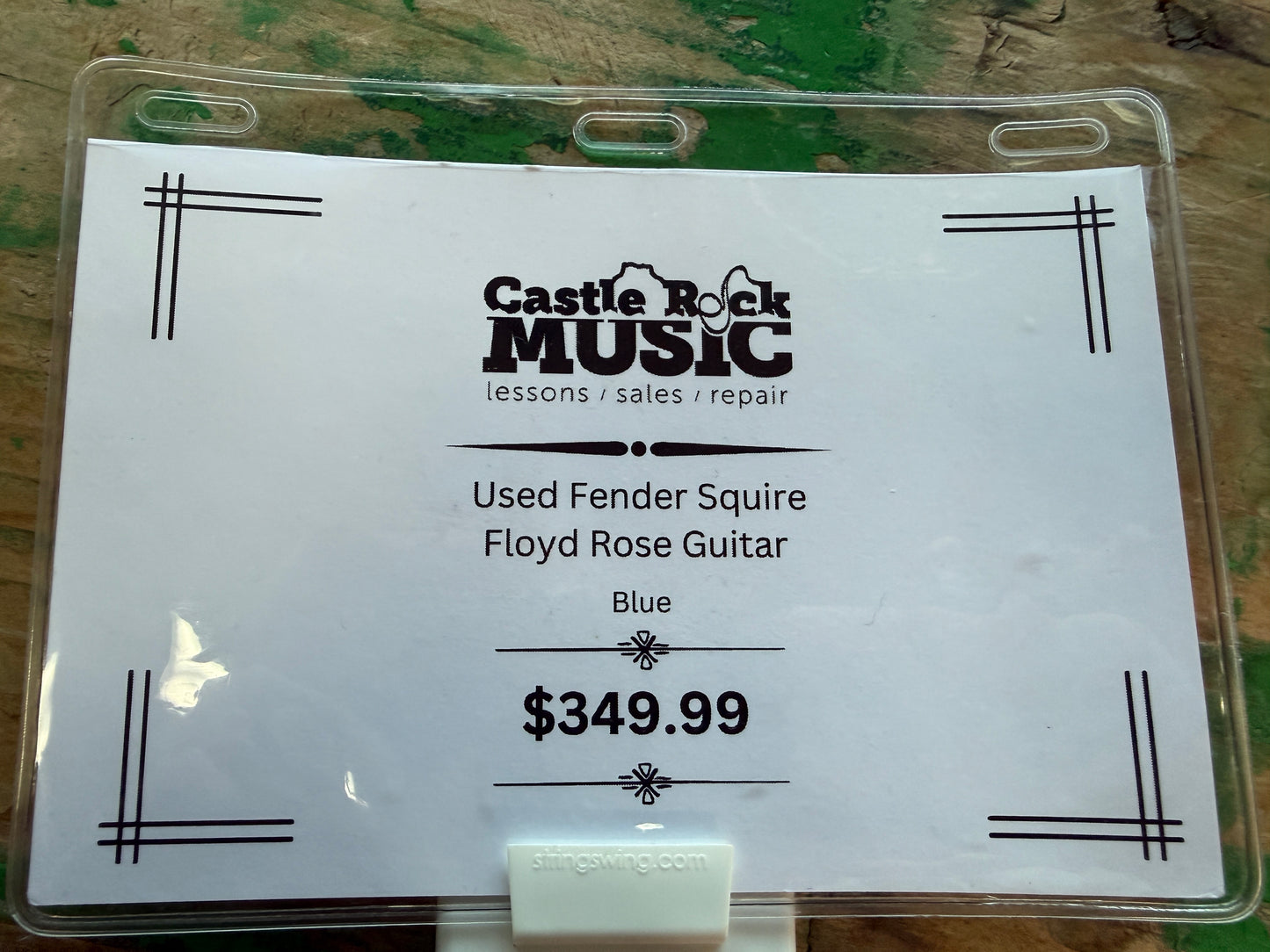 Used Fender Squire Floyd Rose - Blue