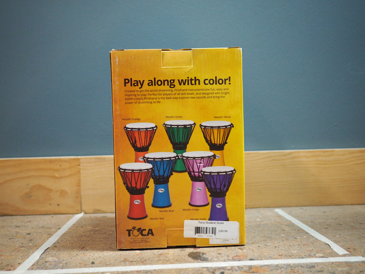 Toca Hand Percussion Firsthand Student Djembe (Purple)
