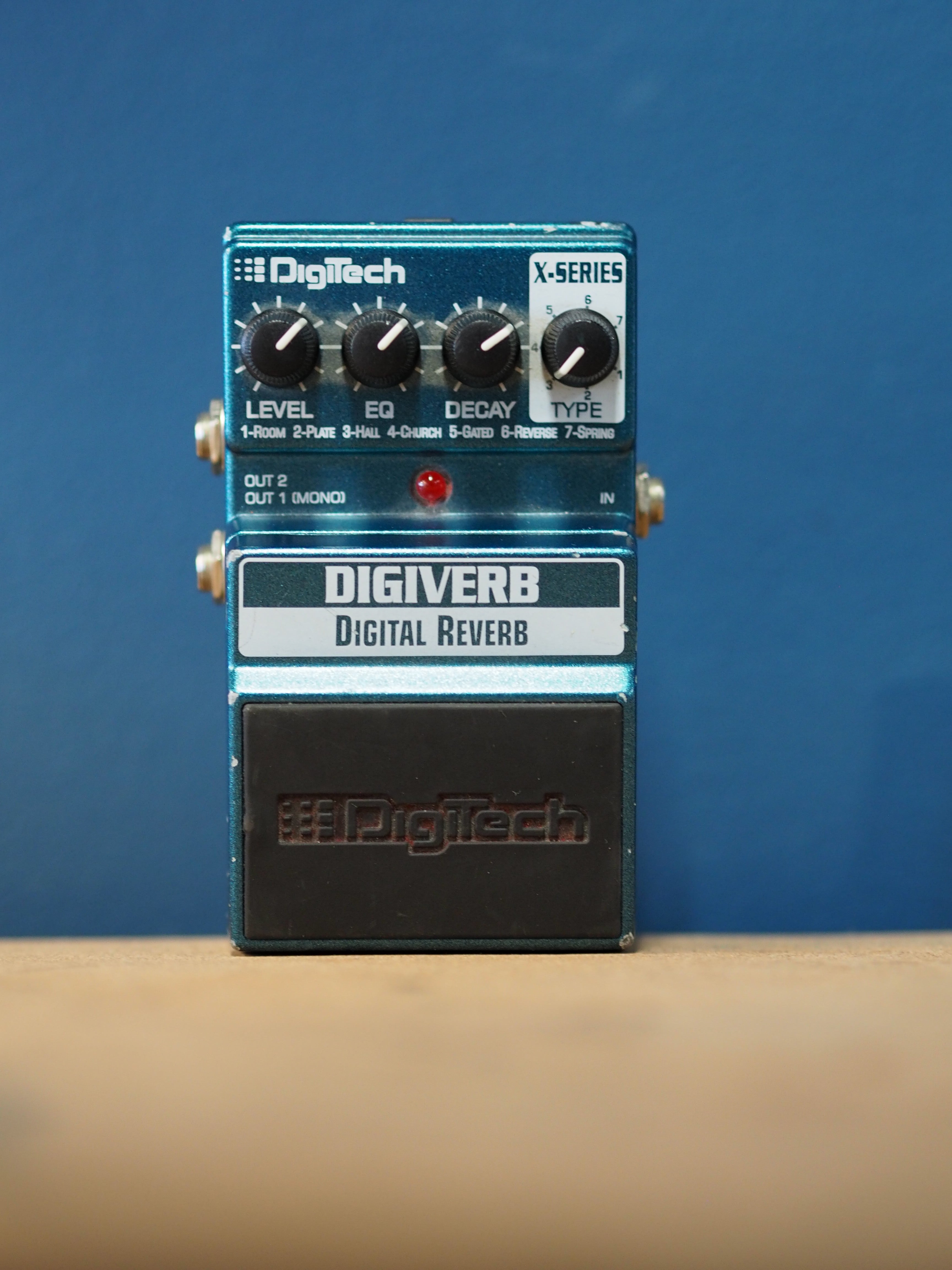 Used DigiTech DigiVerb Digital Reverb Pedal