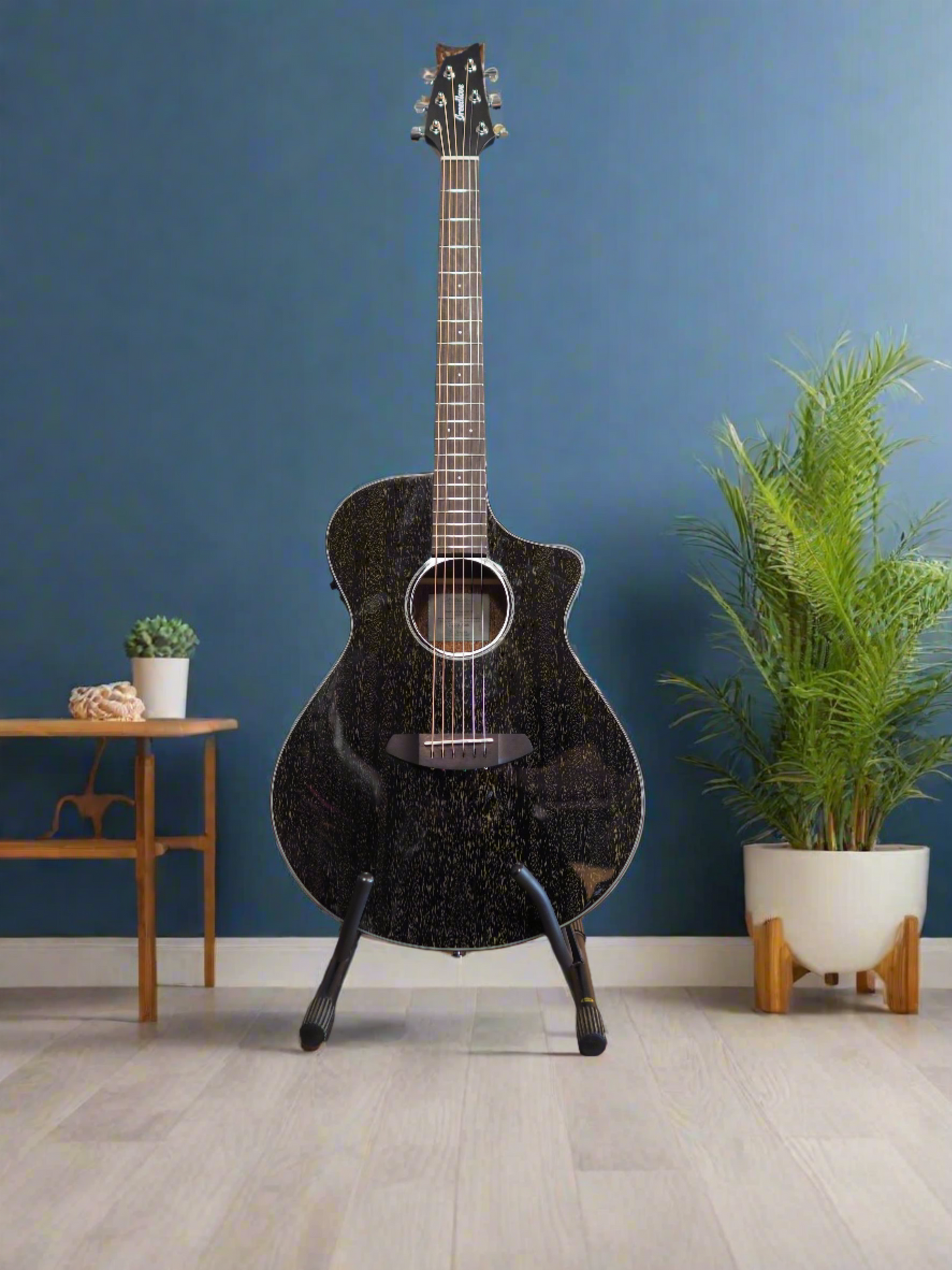 Breedlove Rainforest S Concert Black/Gold CE (Mahogany - Mahogany)