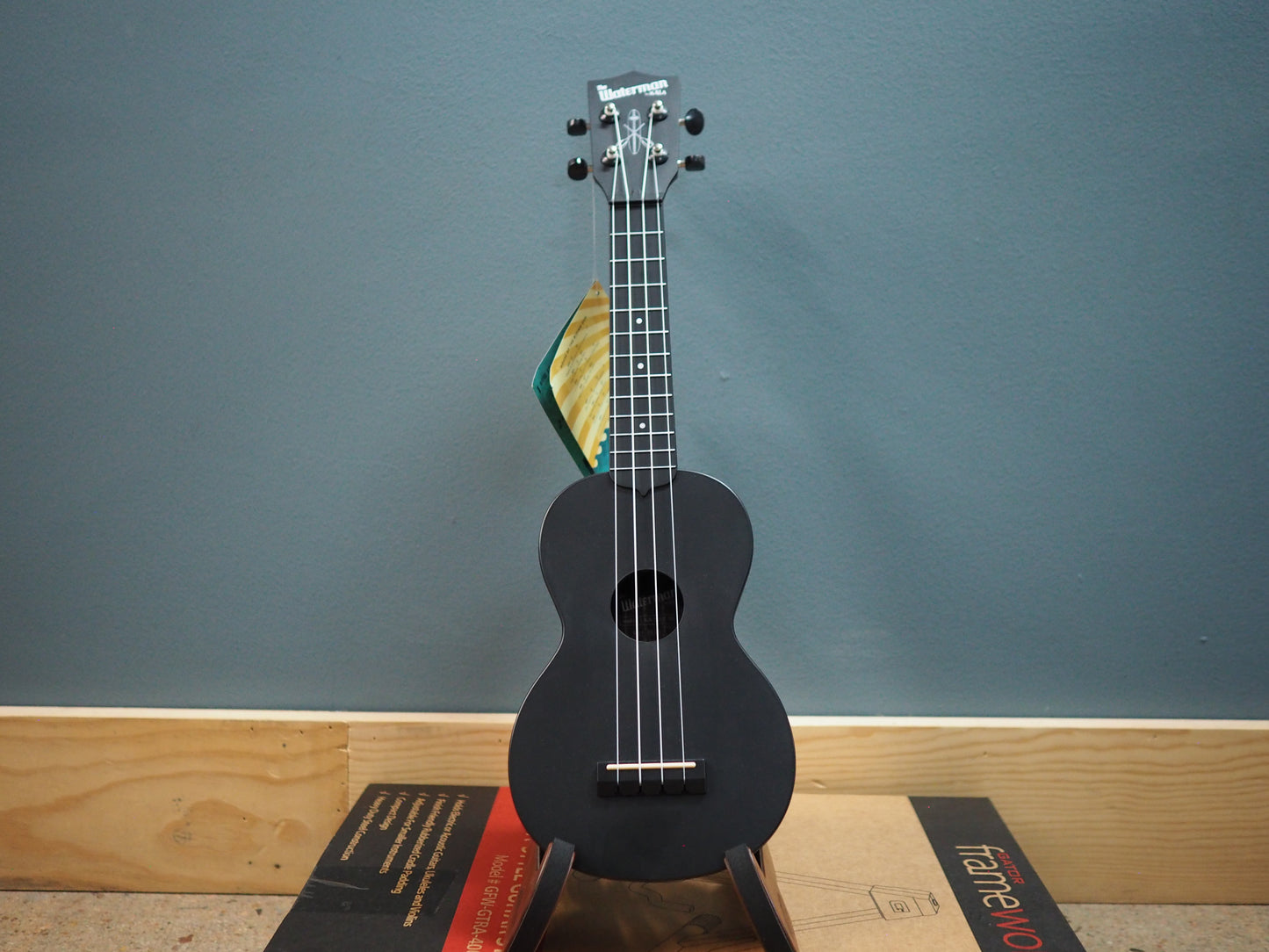 Kala Waterman Soprano Ukulele (Black Variant)