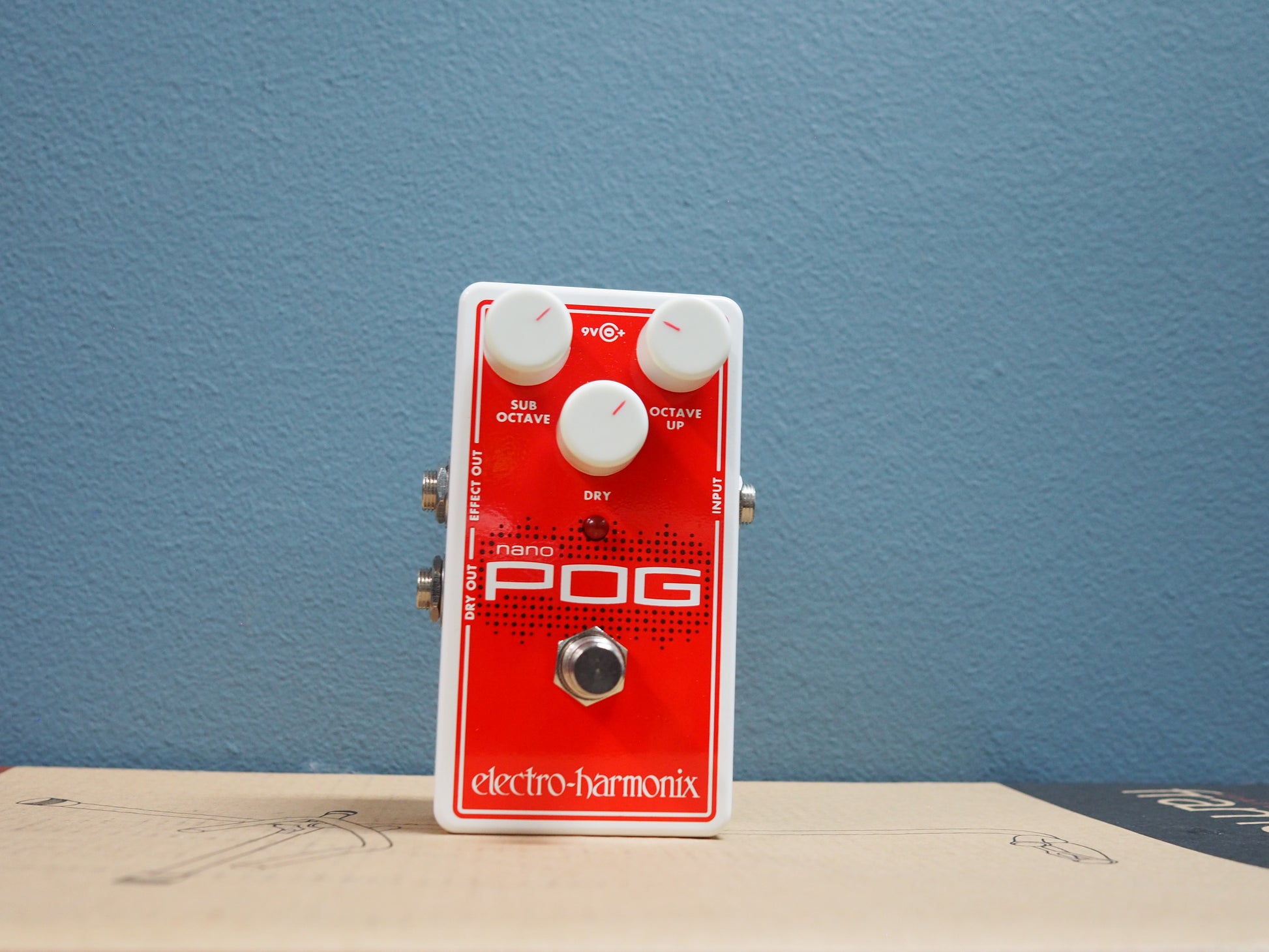 pog nano pedal Electro-Harmonix Nano POG Polyphonic Octave Generator Guitar Effects Pedal Regular 190839813343